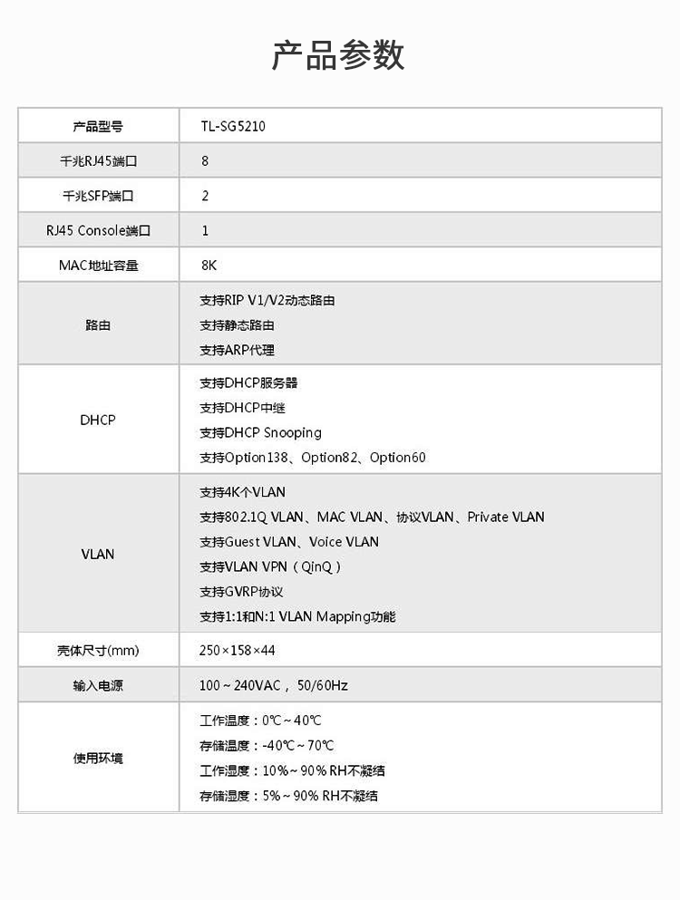 TP-Link全千兆三層網管交換機
